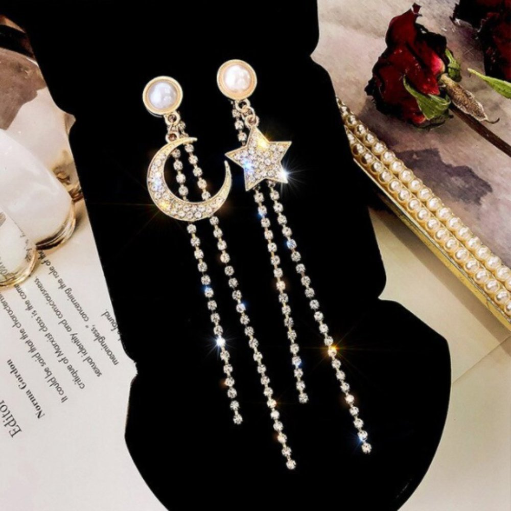 Moon and Stars Earrings